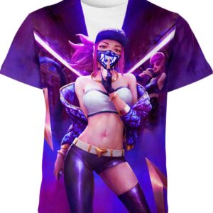 KDA Akali From League of Legends T-shirt