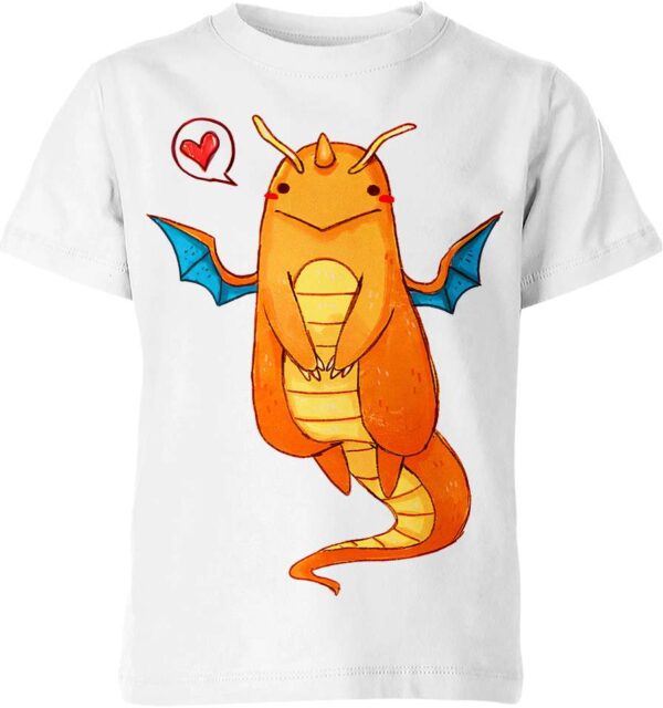 Dragonite From Pokemon T-shirt
