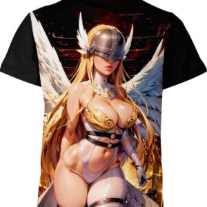 Angewomon Ahegao Hentai From Digimon T-shirt