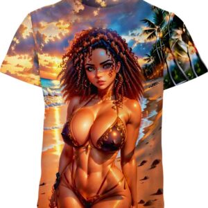 Anime Girl Ahegao Hentai T-shirt