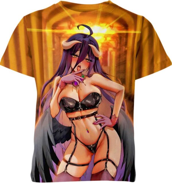 Albedo Ahegao Hentai From Overlord T-shirt