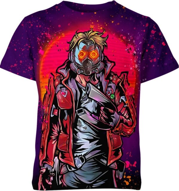 Star Lord From Guardians Of The Galaxy T-shirt
