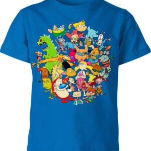 Funny Cartoon Characters T-shirt