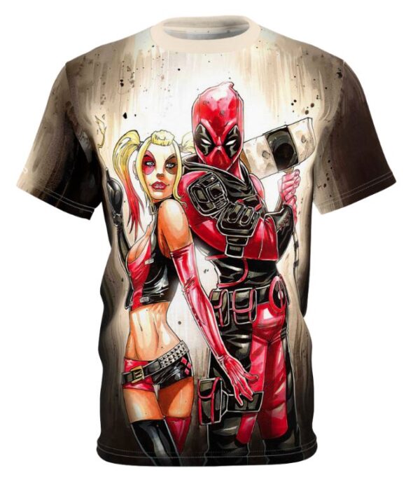 Harley Quinn Deadpool T-shirt
