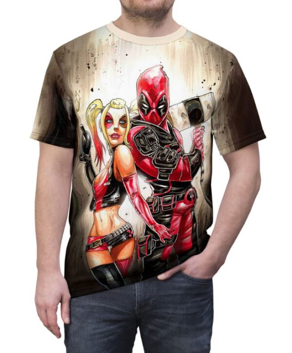 Harley Quinn Deadpool T-shirt