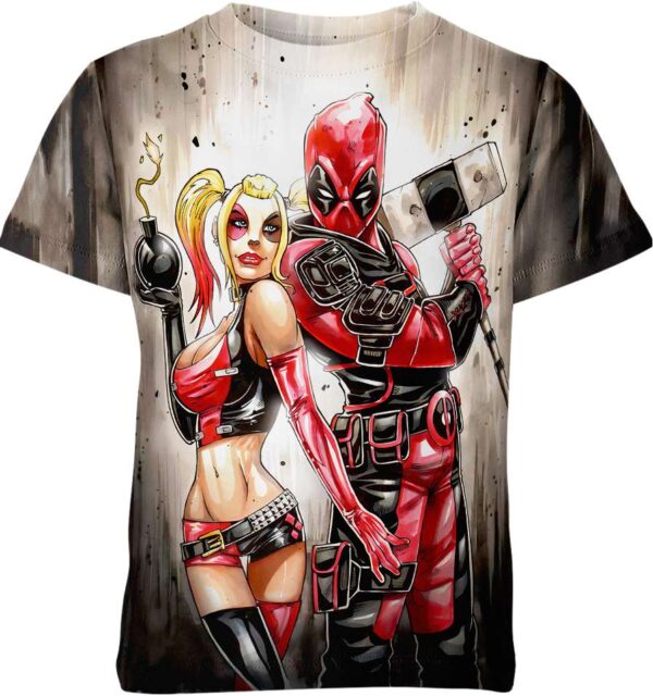 Harley Quinn Deadpool T-shirt
