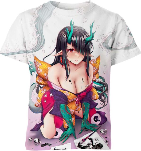 Dusk Arknights Katsushika Hokusai Fate T-shirt