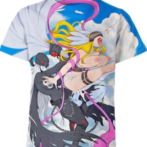 Angewomon Ladydevimon Hentai Ahegao T-shirt