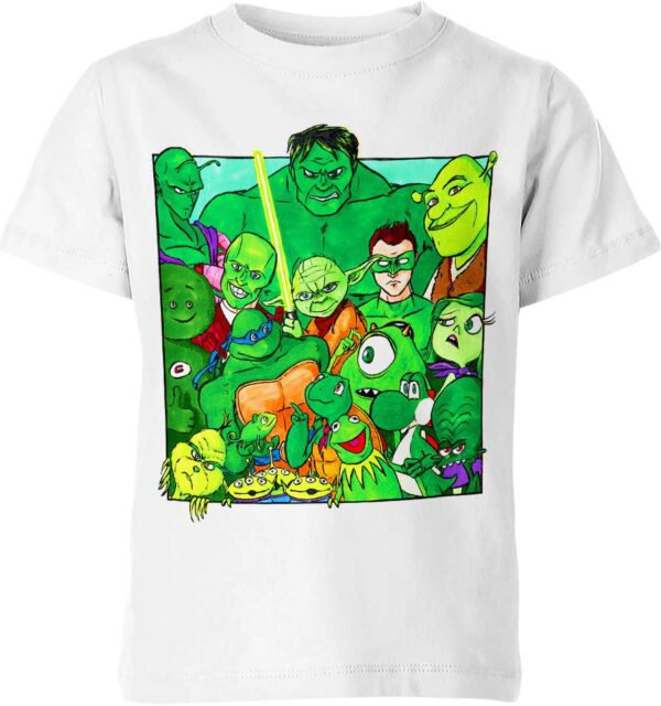 Green Team Up T-shirt
