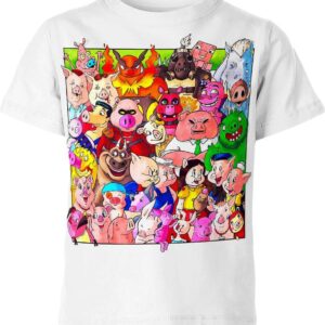 Pig Team Up T-shirt