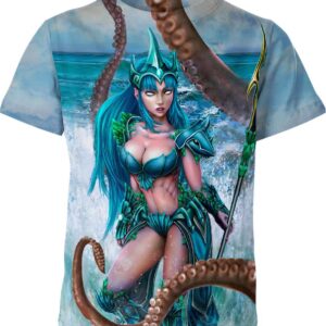 Poseidon Genderbend Smite T-shirt