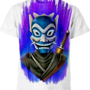 Zuko Blue Spirit Mask Avatar The Last Airbender T-shirt