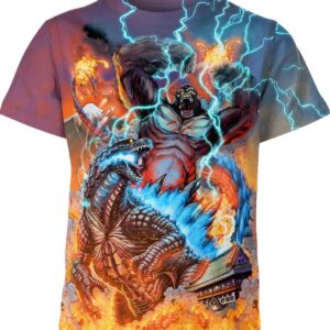 Kong Vs Godzilla T-shirt