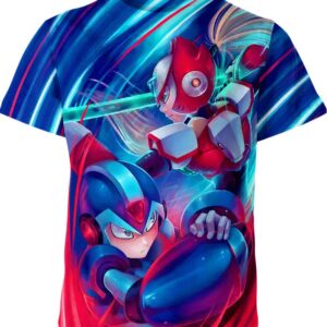 Megamanx And Zero T-shirt