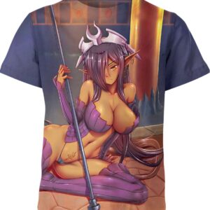 Dark Elf Queen Anime Girl T-shirt