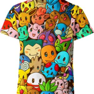 Bunch Of Pokemon T-shirt