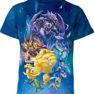 Final Fantasy Vii Creature Summons T-shirt