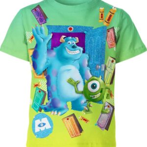 Mike Wazowski James P. Sullivan Monster Inc T-shirt