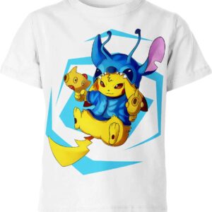 Pikachu Sticth T-shirt
