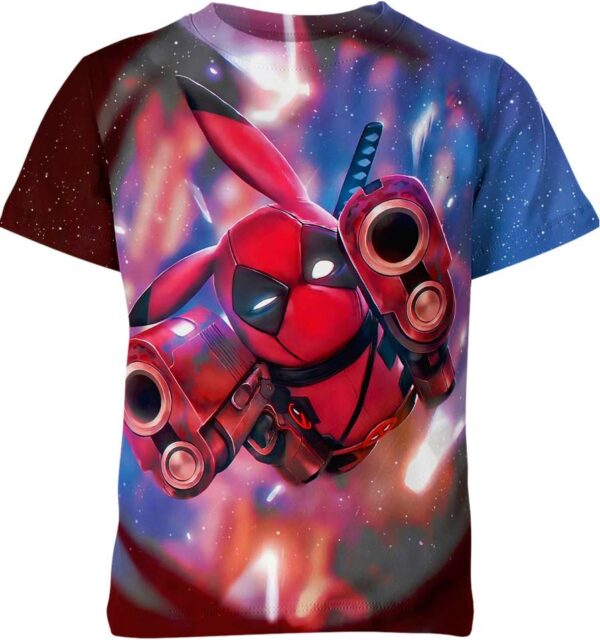 Deadpool Pikachu Pokemon T-shirt