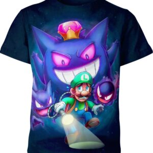 Gengar Mario T-shirt
