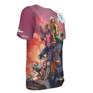 Gambit and Rogue all over print T-shirt