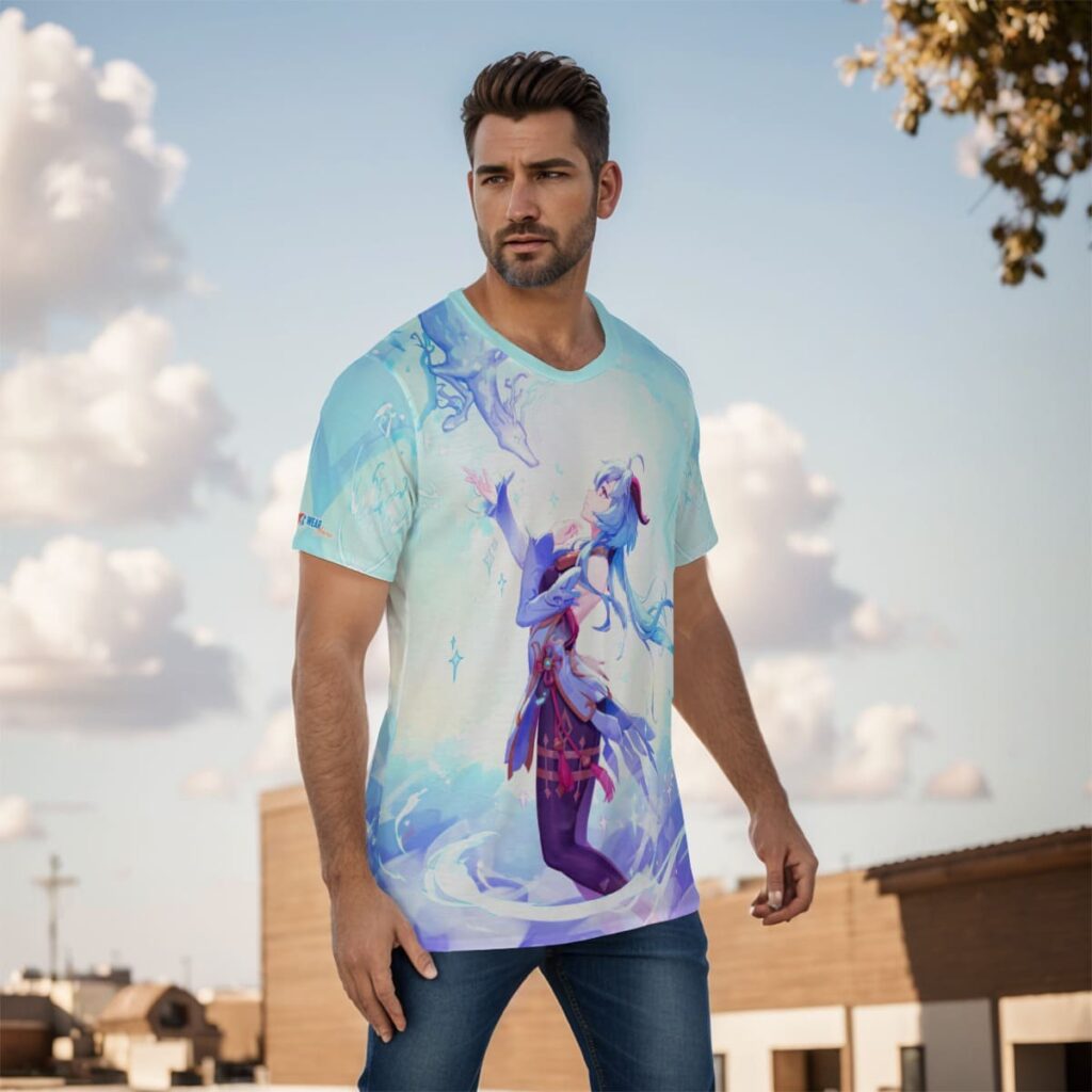 Ganyu Sweet Rain Genshin Impact all over print T-shirt
