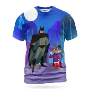 Super Donal Duck and Batman T-shirt