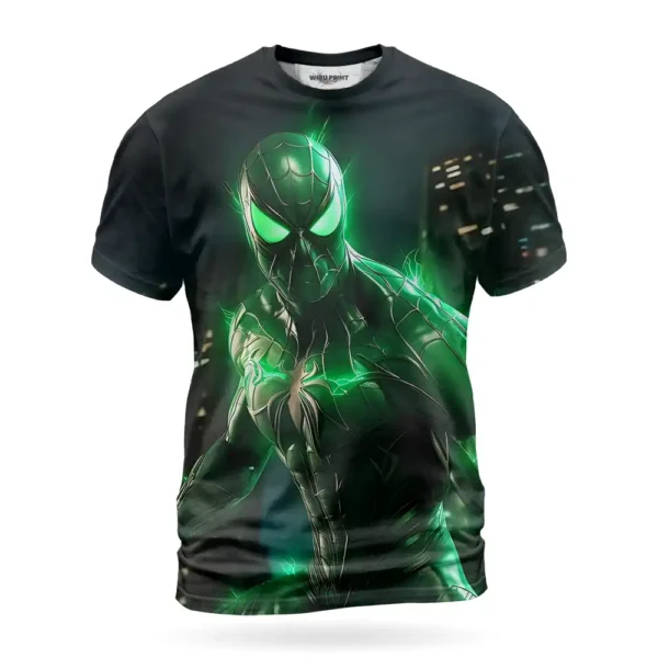 Green Spider Man T-shirt