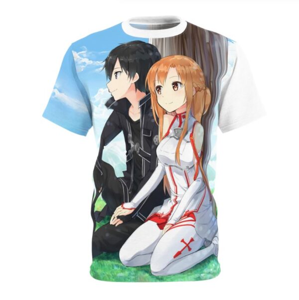 Kirito Kazuto Kirigaya And Yuuki Asuna From Sword Art Online T-shirt