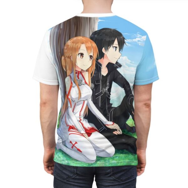 Kirito Kazuto Kirigaya And Yuuki Asuna From Sword Art Online T-shirt