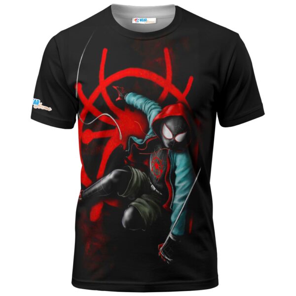 Miles Morales In Spider Man Universe T-shirt