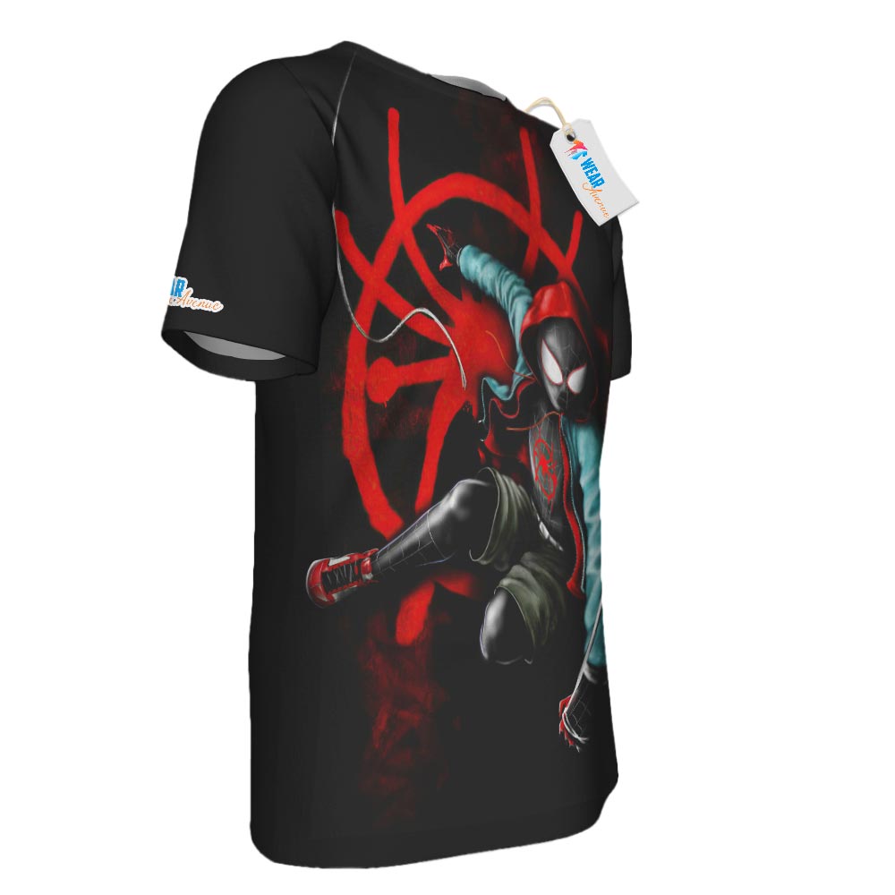 Miles Morales In Spider Man Universe T-shirt
