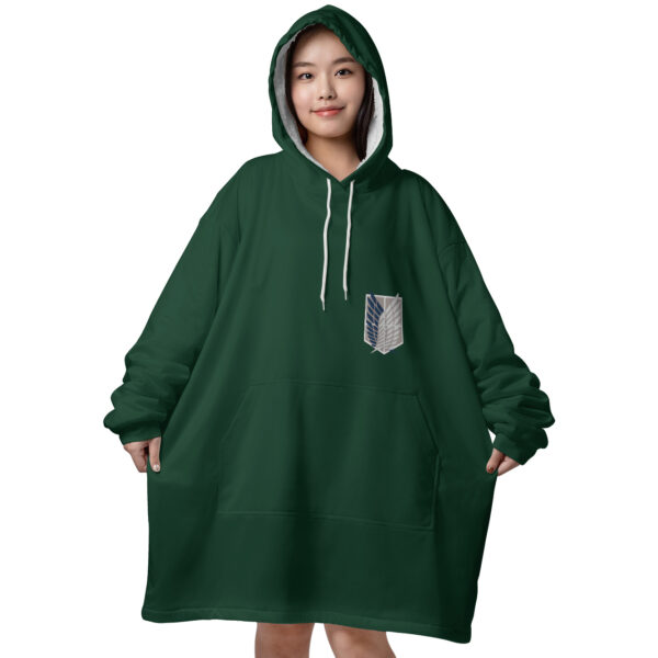 Survey Corps Attack on Titan  Oversized Blanket Hoodie
