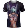 Nier Automata 2B Ahegao all over print T shirt (2)