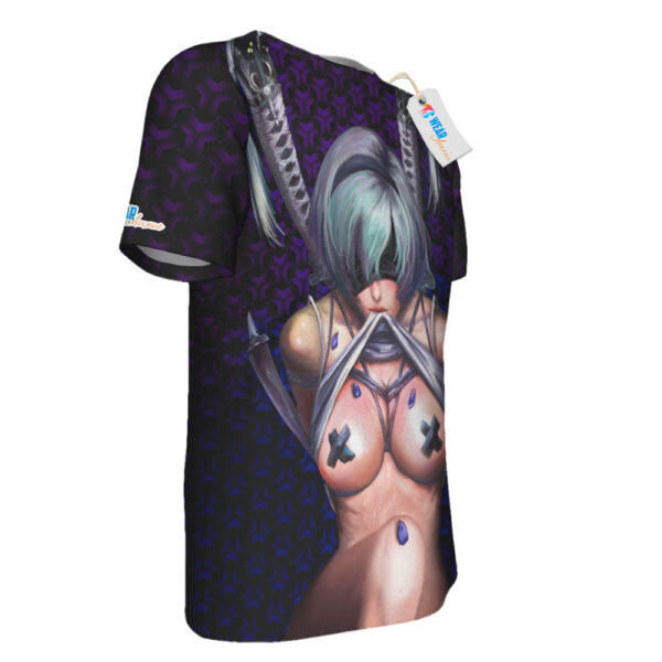 Nier Automata 2B Ahegao all over print T-shirt