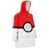 Rock Type Pattern Pokemon  Oversized Blanket Hoodie