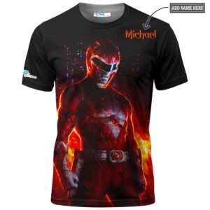Red Power Ranger T-shirt