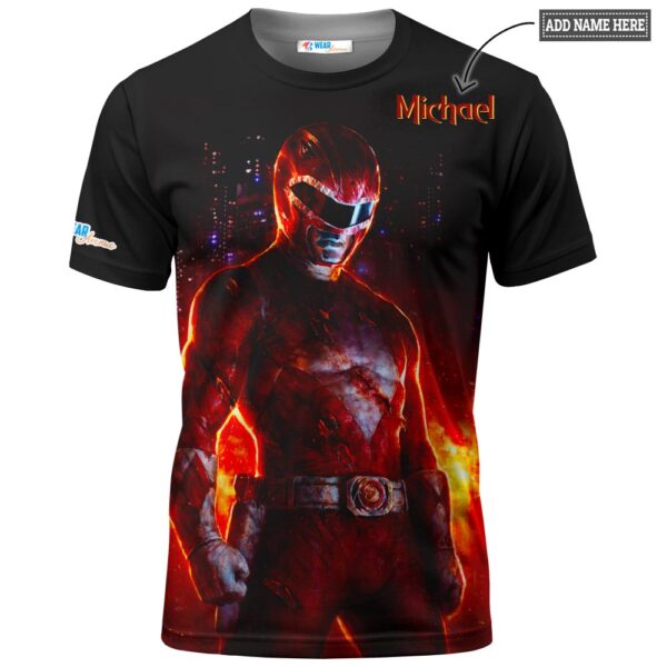 Red Power Ranger T-shirt