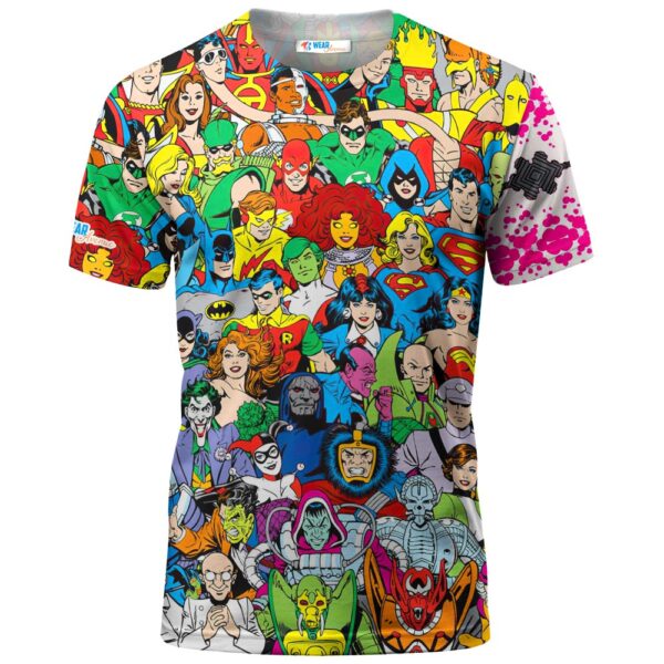 Retro Characters DC Comics T-shirt