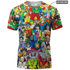Retro Characters DC Comics T-shirt