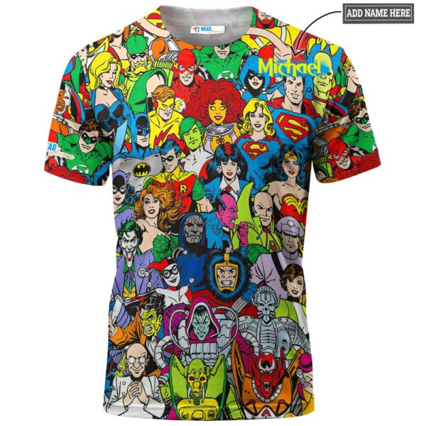 Retro Characters DC Comics T-shirt