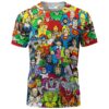 Retro Characters DC Comics T shirt (2)