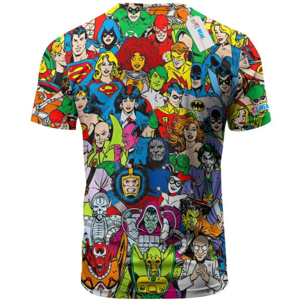 Retro Characters DC Comics T-shirt