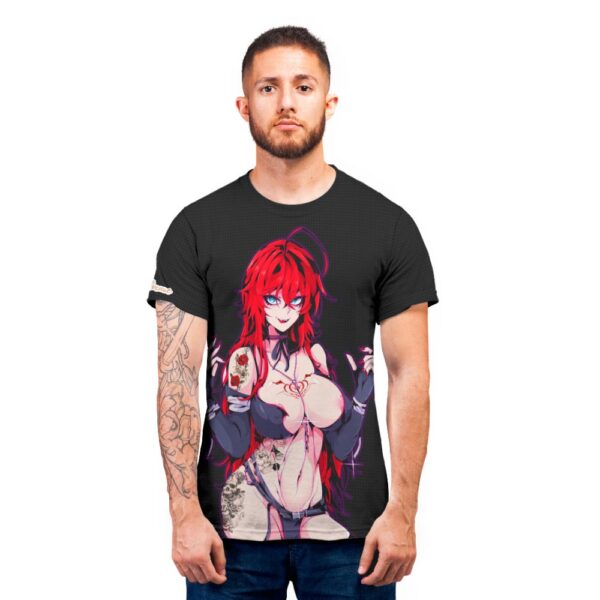 Rias Gremory Ahegao Hentai From High School DxD T-shirt