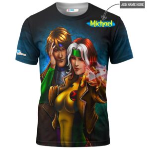 Rogue And Gambit From X-Men T-shirt