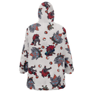 Zoroark Pattern Pokemon  Oversized Blanket Hoodie