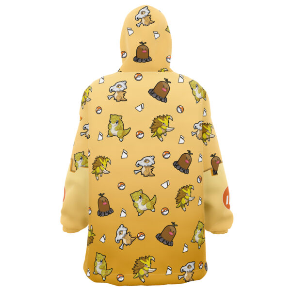 Ground Type Pattern Pokemon  Oversized Blanket Hoodie