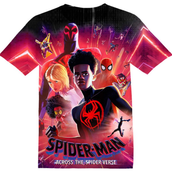 Customized Marvel SpiderMan Across the SpiderVerse Tshirt Adult And Kid Tshirt