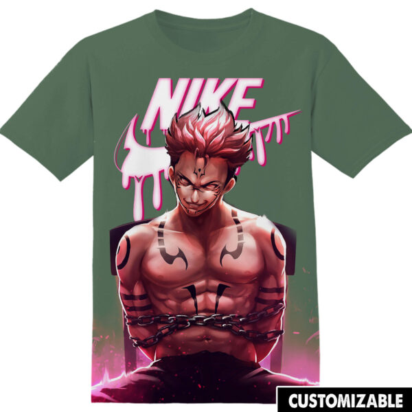 Customized Anime Gifts Yuji Itadori Kawaii Jujutsu Kaisen Fan Adult And Kid Tshirt